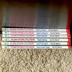 Baby-Sitters Little Sister Book Series. Books # 72, 81, 83, 84, 85 and 89